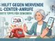 Frau wird von einem Call-Center angerufen/ Call-Center-Anrufe abwehren